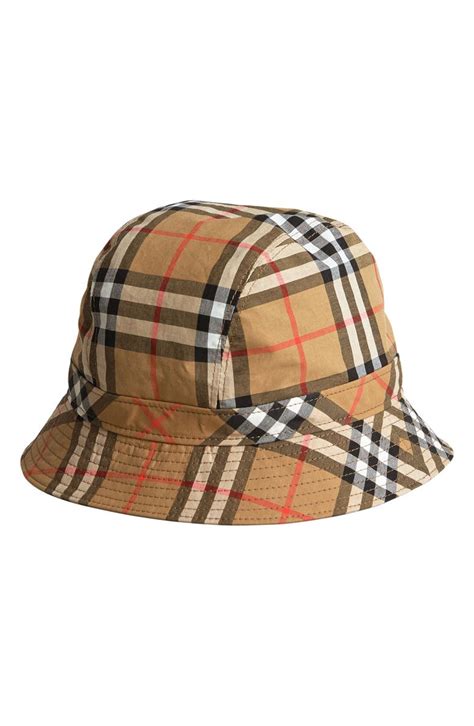 black burberry bucket hat|burberry check wool bucket hat.